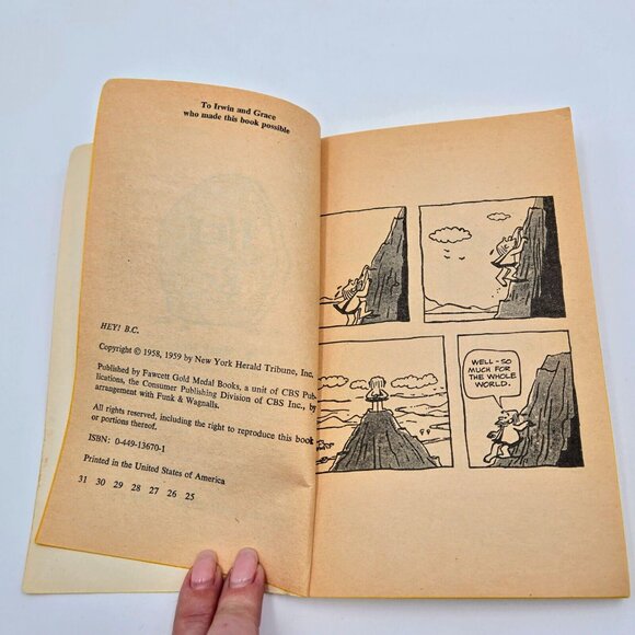 B.C. Comic Strip By Johnny Hart Book Paperback Lot Of 4 Books Vintage Read - Picture 15 of 16